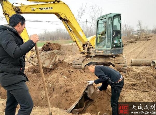 郯城县利用冬闲之余兴起农田水利建设的任务