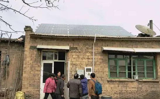 武邑县充分利用农村闲置宅基地实施小型光伏发电项目