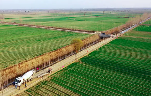 淄博市大力推进高标准农田建设提高农业综合生产力